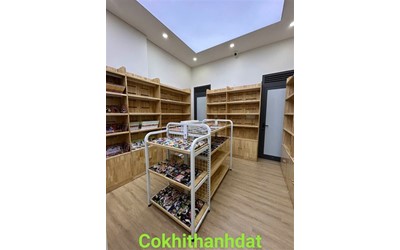 HOÀN THÀNH LẮP ĐẶT KỆ GỖ NHÀ SÁCH TẠI KDC VẠN PHÚC - TP HỒ CHÍ MINH.