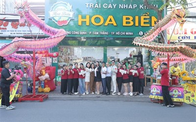 LẮP ĐẶT KỆ SIÊU THỊ CHO CHUỖI CỬA HÀNG HOA BIỂN TẠI VŨNG TÀU