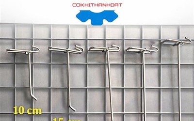 Các loại móc treo kệ siêu thị phổ biến nhất