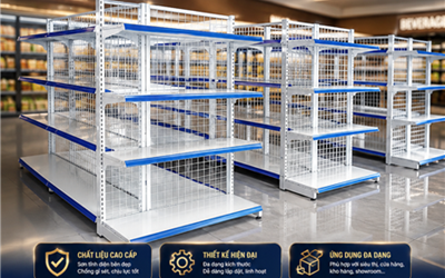 Cửa hàng , tạp hóa dưới 50m² nên dùng giá kệ gì ?