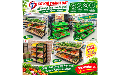 Giá kệ trưng bày hoa quả chất lượng giá tốt năm 2026