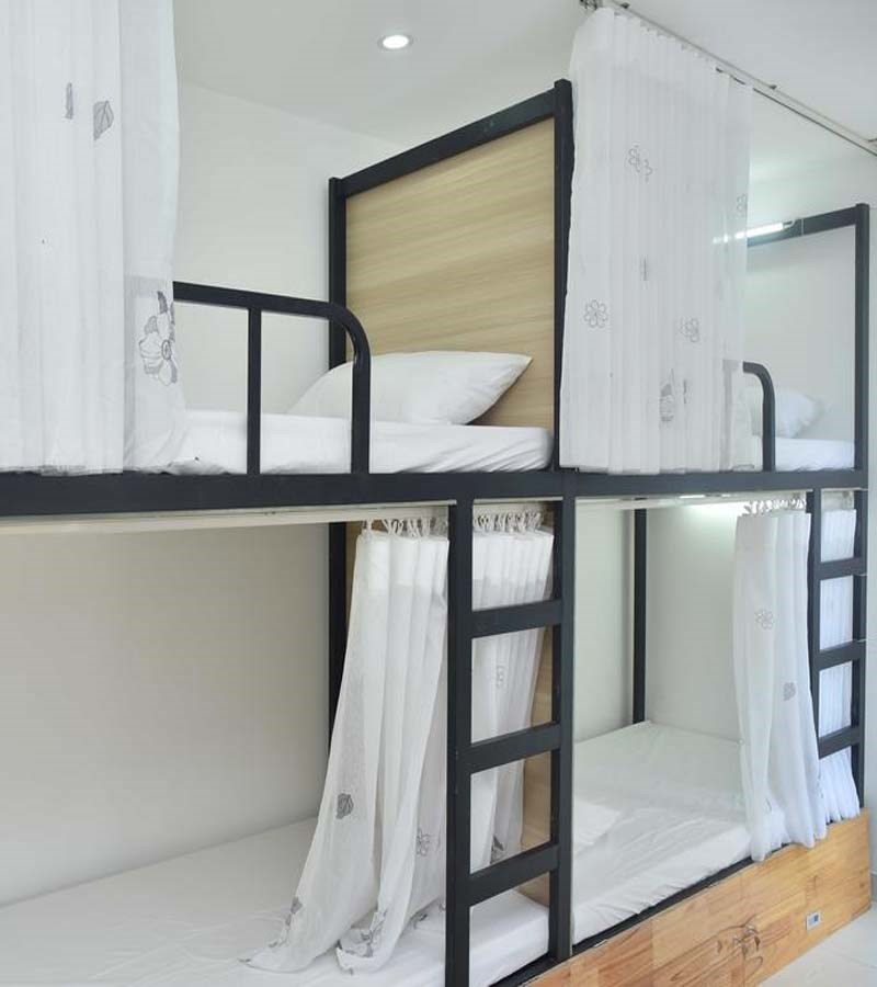 Giường sắt 2 tầng cho căn hộ chung cư homstay Thành Đạt GTD003