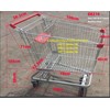 Xe đẩy siêu thị 210 L