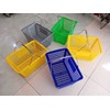 Giỏ xách tay siêu thị quai inox  màu xám