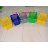 Giỏ xách tay siêu thị quai inox  xanh dương