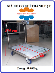  Xe đẩy hàng Inox 400 Kg